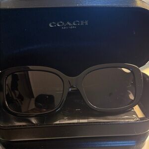 Coach Glossy Black Sunglasses